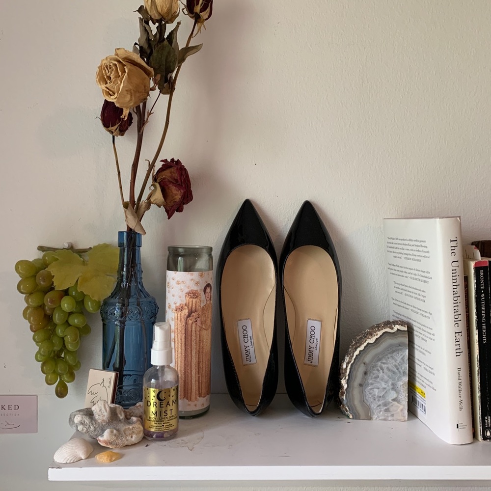 Jimmy choo black pointed flats NEVER BEEN WORN